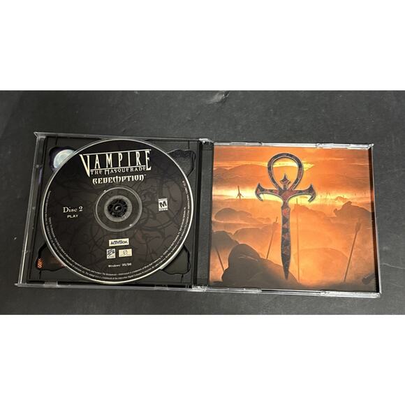 Vampire The Masquerade Redemption PC Game 2 CD RPG Activision White Wolf - Picture 4 of 4